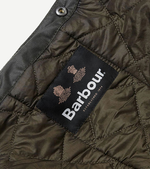 Barbour capuchon donkergroen
