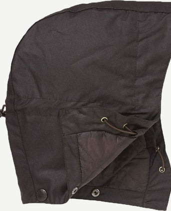 Barbour capuchon rustic bruin