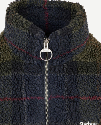 Cardigan fleece classic tartan