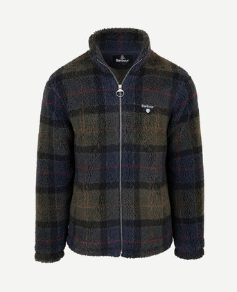Cardigan fleece classic tartan