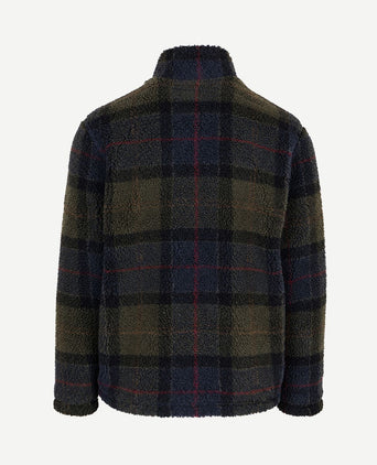 Cardigan fleece classic tartan