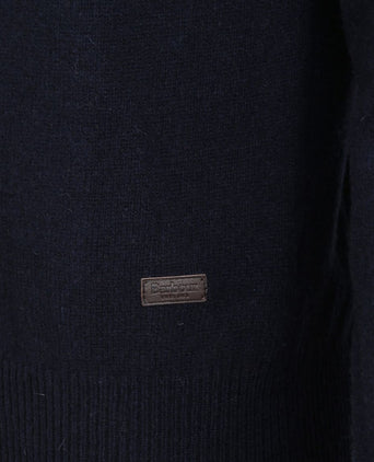 Barbour cardigan patch donkerblauw | Regular-fit