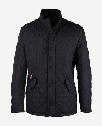 Barbour chelsea sportsquilt jacket donkerblauw | Regular-fit