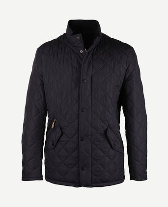 Chelsea sportsquilt jacket donkerblauw