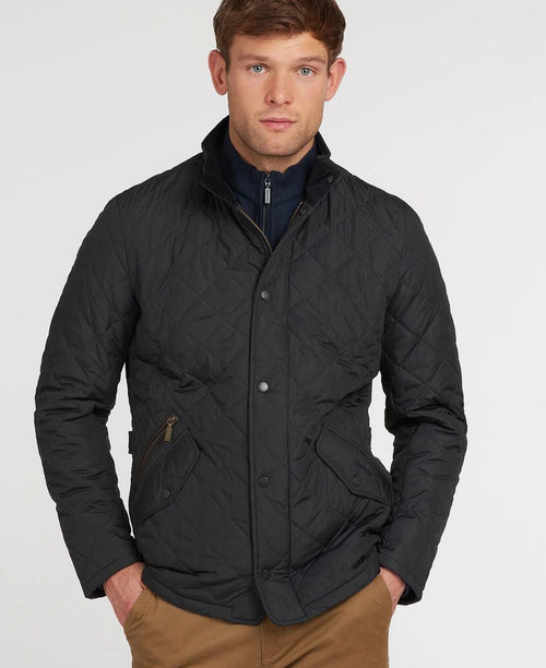Barbour chelsea sportsquilt jacket donkerblauw | Regular-fit
