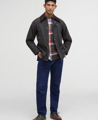 Barbour classic Bedale wax jas olijfgroen | Regular-fit