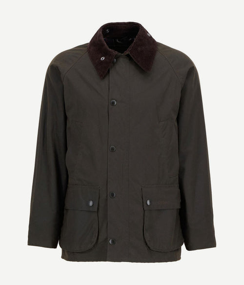Barbour classic Bedale wax jas olijfgroen | Regular-fit
