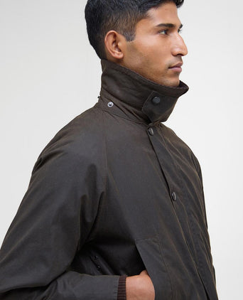 Barbour classic Bedale wax jas olijfgroen | Regular-fit