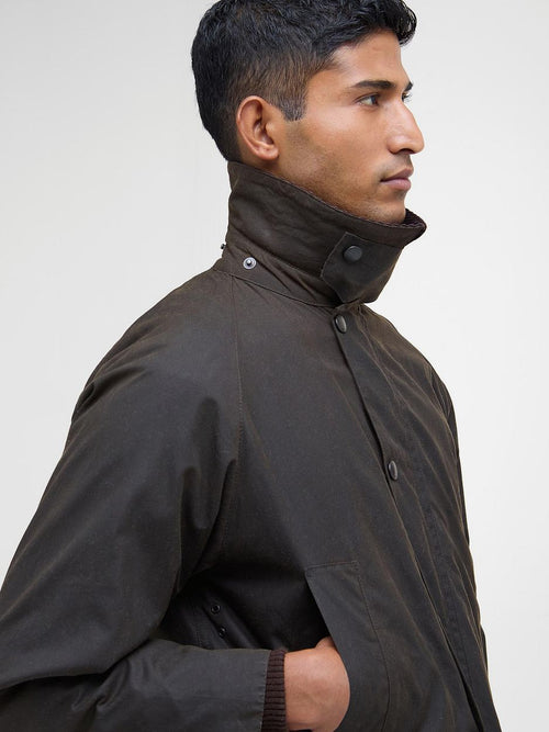 Barbour classic Bedale wax jas olijfgroen | Regular-fit