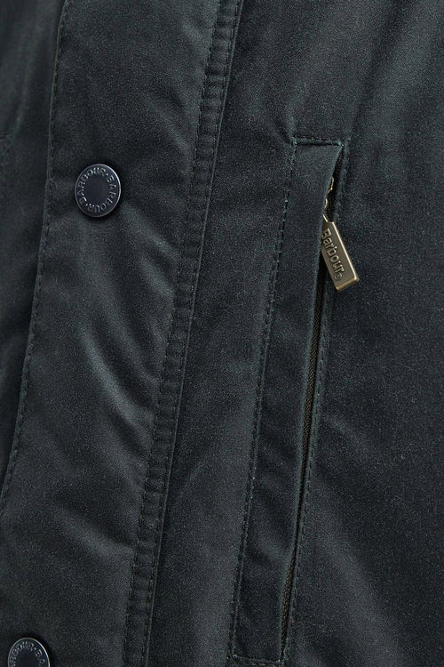 Barbour falstone wax jas donkergroen