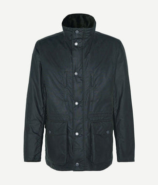Barbour falstone wax jas donkergroen Barbour falstone wax jas donkergroen