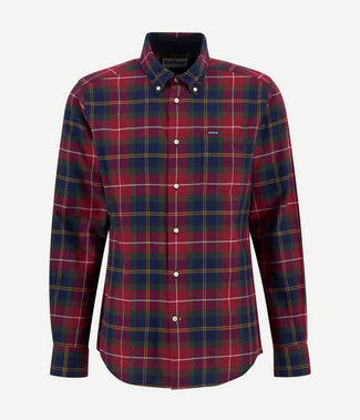 Barbour fortrose overhemd tartan rood Barbour fortrose overhemd tartan rood