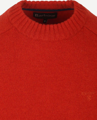 Barbour grangetown trui wol rood | Regular-fit