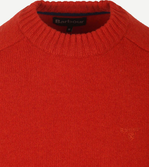 Barbour grangetown trui wol rood | Regular-fit