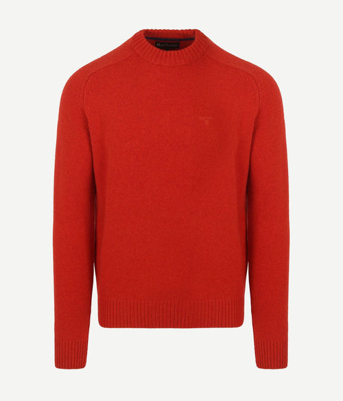 Barbour grangetown trui wol rood | Regular-fit