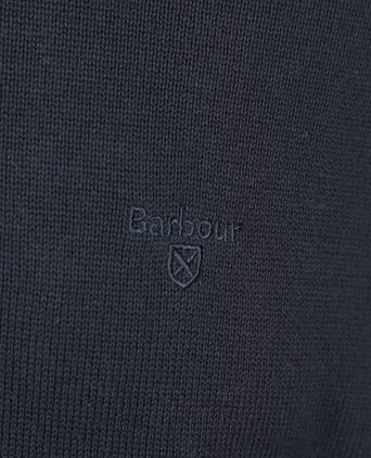 halve rits trui donkerblauw