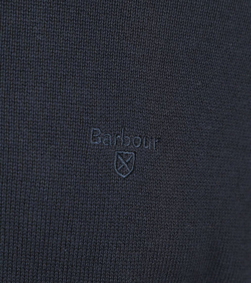 halve rits trui donkerblauw