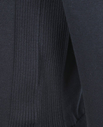 halve rits trui donkerblauw