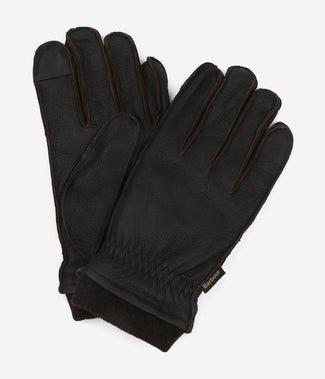 Barbour handschoenen bruin leer Barbour handschoenen bruin leer