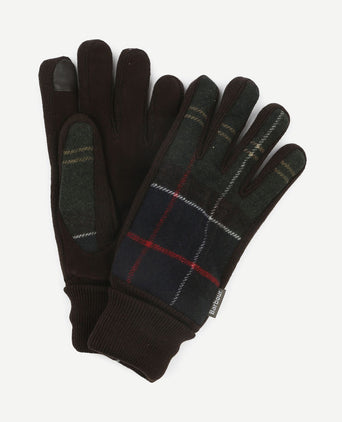 Handschoenen hackney tartan groen
