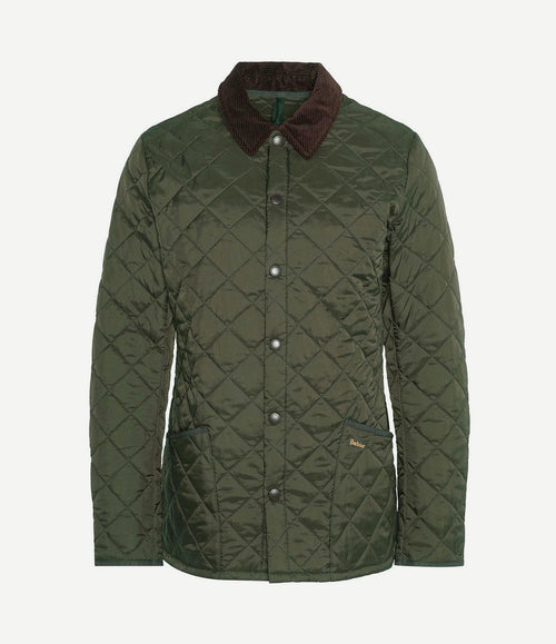 Heritage Liddesdale quilted jas groen