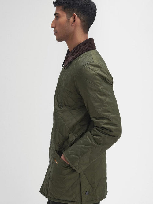 Barbour heritage Liddesdale quilted jas groen