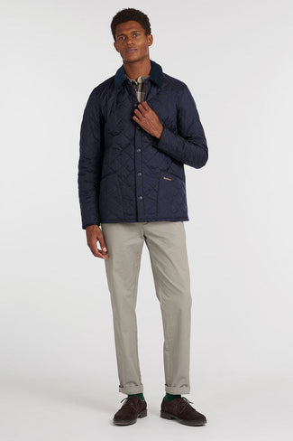 Barbour heritage Liddesdale quilted jas donkerblauw Barbour heritage Liddesdale quilted jas donkerblauw