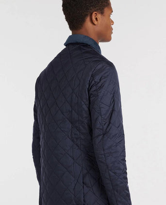Heritage Liddesdale quilted jas donkerblauw