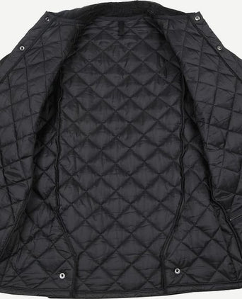 Heritage Liddesdale quilted jas zwart