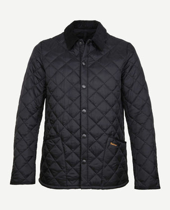 Heritage Liddesdale quilted jas zwart