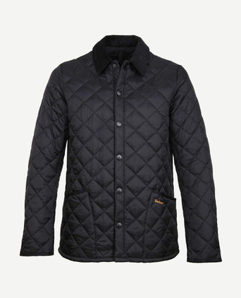 Heritage Liddesdale quilted jas zwart