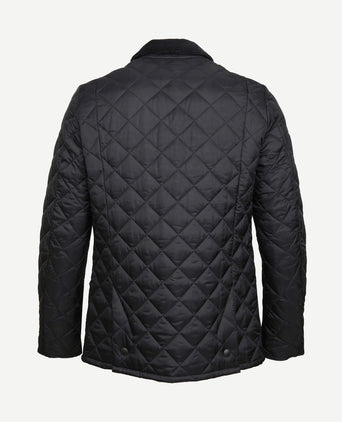 Heritage Liddesdale quilted jas zwart