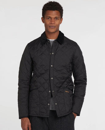 Heritage Liddesdale quilted jas zwart