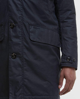 Barbour waxjas mac donkerblauw | Regular-fit
