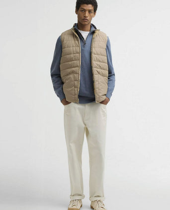 Reversible puffer beige
