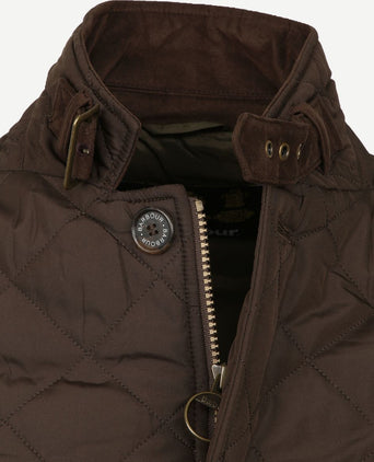 Barbour jas quilted lutz bruin