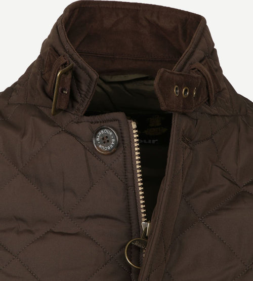 Barbour jas quilted lutz bruin
