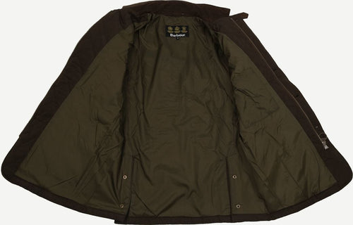 Barbour jas quilted lutz bruin