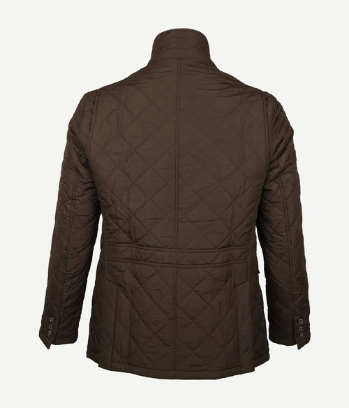Barbour jas quilted lutz bruin
