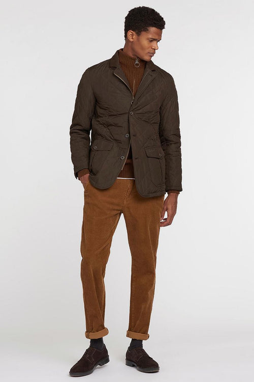 Barbour jas quilted lutz bruin