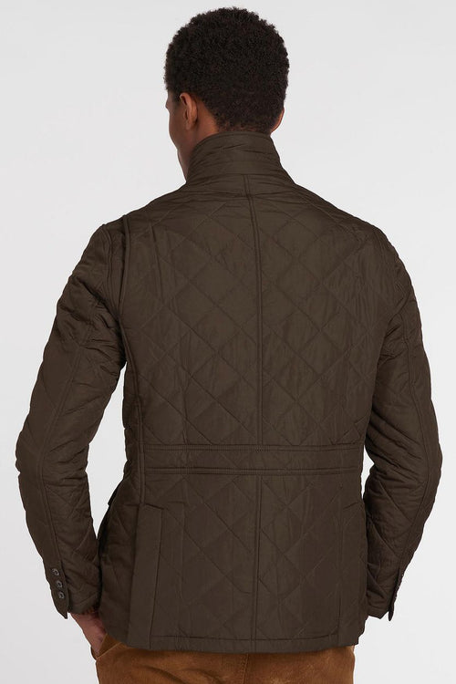 Barbour jas quilted lutz bruin