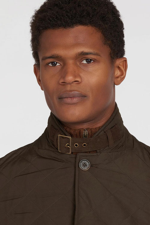 Barbour jas quilted lutz bruin