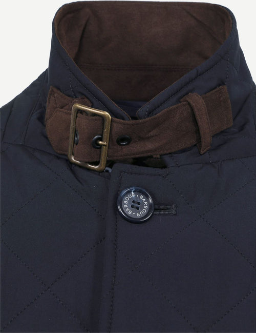 Barbour jas quilted lutz donkerblauw