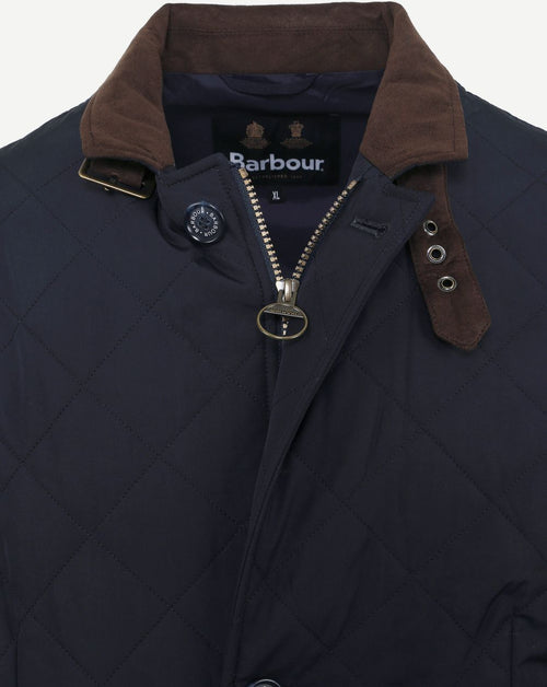 Barbour jas quilted lutz donkerblauw
