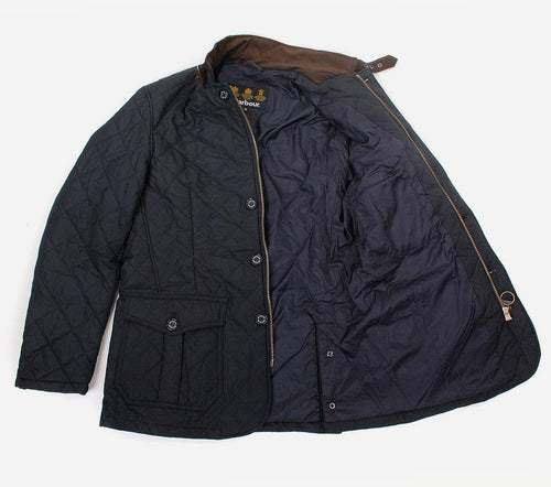 Barbour jas quilted lutz donkerblauw