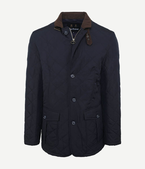 Barbour jas quilted lutz donkerblauw
