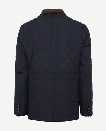 Barbour jas quilted lutz donkerblauw