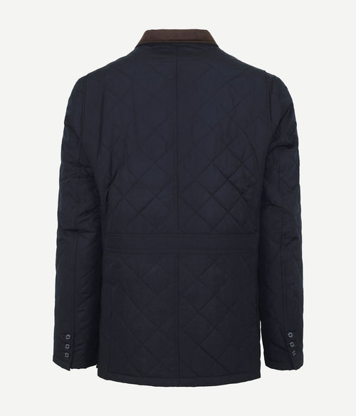 Barbour jas quilted lutz donkerblauw