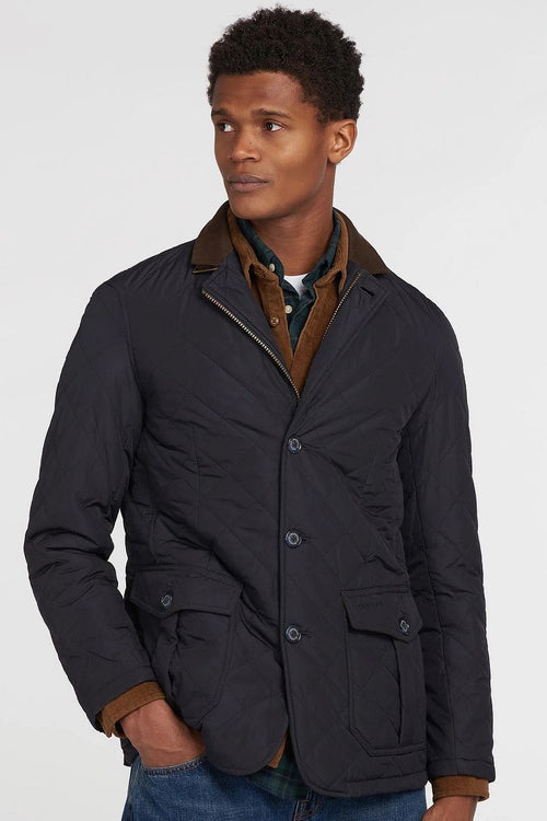 Barbour jas quilted lutz donkerblauw
