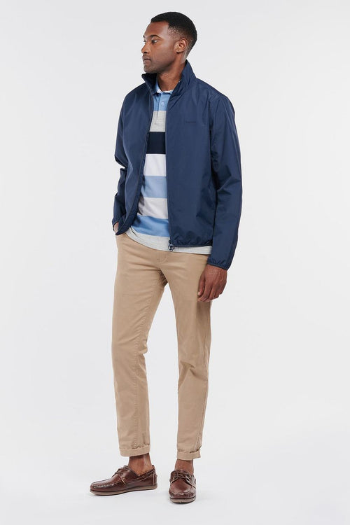 Barbour korbel jas donkerblauw